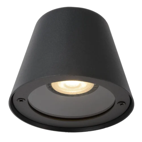 Настенный светильник Dingo-Led 14881/05/30 Lucide уличный IP44 чёрный 1 лампа, плафон чёрный в стиле современный GU10 фото 4
